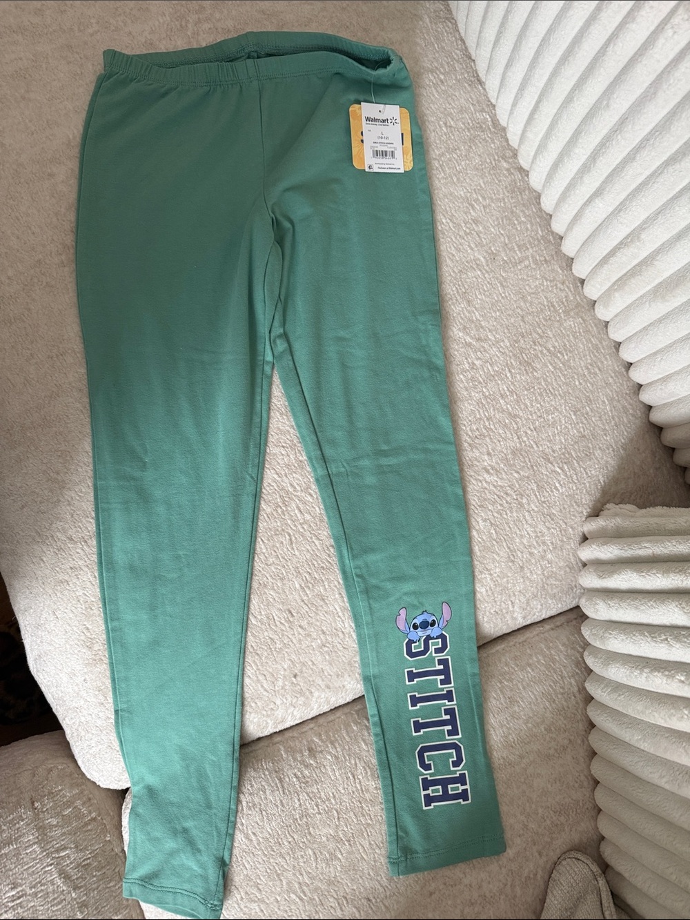 Disney Green Stitch Leggings for Kids